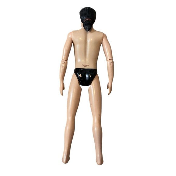 Disney Gaston Doll Beauty and the Beast Figure Black Hair Ponytail 12" Read - Picture 3 of 6